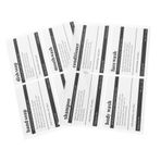 NAMOARLY 8sayfalar Yapışkan Etiketler Banyo Stickerları Bakım Ürünleri Etiketleri Şişeler İçin Kullanım Kolaylığı Ile Suya Dayanıklı Organizasyon Seti