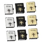 NAMOARLY 9 Adet oyuncak bebek evi İncil dini bebek evi dekorasyonu oyuncak minyatür kitap dekorasyon home decor takım elbise çocuk oyuncak minyatür kitap dekoru bebek evi kitaplar