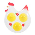 NAMOARLY Mutfak Tezgahı Için Dekoratif Yumurta Tutucu Kawaii Yumurta Depolama Organizatörü Ev Için Porselen Yumurta Konteyneri Buzdolabı Için Yeniden Kullanılabilir Yumurta Tepsisi Sayaç
