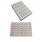 Nana Minyatür Inşaat Maketleri Için Büyük Boy Iki Delikli Bims Tuğla Silikon Kalıp (3*1,5*1,5CM)