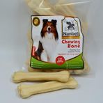 Nanbell 22 cm Köpek (Çiğneme) Kemiği Sütlü (24’lü)