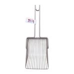 Nanbell Metal Kedi Kumu Küreği 28-10-15cm acik-gri