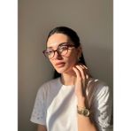 Nancy Bordo Cat Eye 56 Ekartman Çekik Blue Block Mavi Işık Korumalı Cam Değişebilir Ekran Gözlüğü