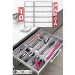 Nandy Home 10 Parça Çekmece İçi Kaşıklık, Düzenleyici, Organizer