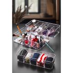 Nandy Home 5 Bölmeli Orta Boy Clear Organizer Çekmece & Dolap İçi Düzenleyici Şeffaf Renk