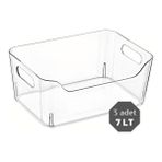 Nandy Home 7 lt Clear Buzdolabı & Dolap İçi Düzenleyici Organizer 3 Adet 30.5 x 21.5 x 12.5 cm
