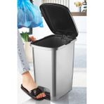 Nandy Home Eco Slim Pedallı Çöp Kovası Antrasit 25 Lt Plastik Malzeme ile Ergonomik Tasarım