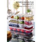 Nandy Home Freshbox 10 Parça Kahvaltılık Saklama Kabı Seti - Kahvaltı Seti