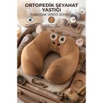 Nandy Home Maymun Model Ortopedik Visco Seyahat Boyun Yastığı