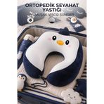 Nandy Home Penguen Model Ortopedik Visco Seyahat Boyun Yastığı