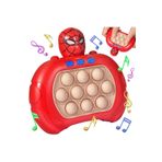 Nane Hediyelik Elektronik Spiderman Popit, Quick Push Konsol Kırmızı