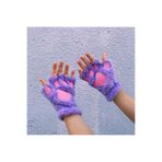 Nanelimonshop Pati Eldiven Yumuşacık Lila