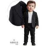 Nanica Kids Erkek Çocuk Takım Elbise 126636 Şık Gece Temalı Regular Fit Siyah - 7 Yaş
