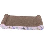 Nanlly Kedi Çizik Karton Çizik Oluklu Tahtalar Ev Yatağı Geniş Geniş Evcil Hayvan Kemiği 44X20.5X5.5CM (Yurt Dışından)