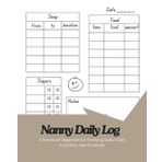 Nanny Daily Log: All-In-One Baby & Toddler Routine Tracker – Feed, Sleep, Diapers, Activities, & Notes