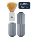 Nano Absolute 715334 Beyaz Aithusa Kutulu Sakal Tıraş Fırçası