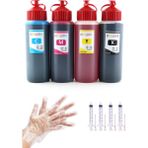 Nano Epson L382 İçin Renkli Siyah 4x500 ml Mürekkep Seti