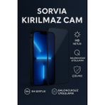 Nano Teknoloji 9h Tam Temperli Kırılmaz Ekran Koruyucu Cam Darbe Önleyici (Yüksek Çözünürlük-Dayanıklı) –iphone 11-XR-13-14-14PRO-14PROMAX-15-15PRO-15PROMAX-16-16PRO-16PROMAX-16E Uyumlu (Sorvia) - iPhone 16 Pro Max