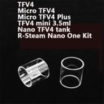 Nano Tfv4 Tankı Düz Cam Tüpler Smok Tfv4 Mikro Tfv4 Artı Tfv4 Mini Nano Tfv4 Tankı R-Steam Nano Bir Kiti Yedek Cam Tankı 5 Adet (Yurt Dışından) - Renkli - Water Pots