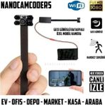 Nanocamcoders 1k 1080 P Mini Wifi Gece Görüşlü Güvenlik Kamerası - Mikro Gizli Video Kamera - Uzak İzle Hd WGK09
