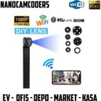 Nanocamcoders 1k° 1080P Mini Wifi Güvenlik Kamerası Mikro Gözetleme Güvenlik Gizli Video Güvenlik Kamera Uzak Izle