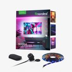 Nanoleaf 4D Ekran Yansıtma + Işık Şeridi Kiti (85 inçe / 215 cm'ye Kadar TV/Ekranlar İçin) – Akıllı RGBW LED Şeridi + Kamera, Thread ve Wi-Fi Destekli; Alexa, Google ve Apple ile Uyumlu