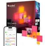 Nanoleaf Blocks Başlangıç Seti | 10'lu Paket Kombinasyon, RGBW Renk Değiştiren Duvar Aydınlatmaları, Işık Panelleri ve Raf, Piksel Sanatı Tarzı, Alexa, Apple ve Google Home ile Uyumlu