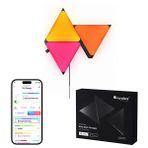Nanoleaf Shapes Akıllı Rgbw LED Duvar Paneli Genişletme Paketi 3'lü Siyah - Apple HomeKit Destekli