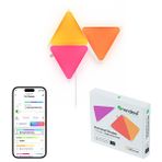 Nanoleaf Shapes Üçgen Akıllı Rgbw LED Duvar Paneli Genişletme Paketi 3'lü Beyaz - Apple HomeKit Destekli