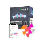 Nanoleaf Shapes Üçgen Başlangıç Seti, 9 Adet Akıllı RGBW Üçgen LED Panel – Modüler Wi-Fi İç Mekan Duvar Aydınlatması (16 Milyon Renk), Alexa, Google ve Apple ile Uyumlu