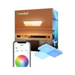 Nanoleaf Skylight Başlangıç Seti,3 LED RGBCW Akıllı Tavan Aydınlatması, 16 Milyon Renk,