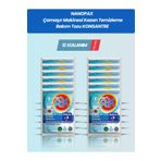 NanoPax 12 Adet Çamaşır Makinesi Kazan Temizleme & Bakım Tozu (12 X 5 GR)(4X ULTRA KONSANTRE)