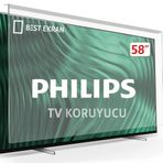 Nanopıxel Philips 58PUS7805 3 mm Uyumlu TV Ekran Koruyucu