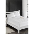 Nanosoft Kapitone Fitted Mebran Alez 120X200 - Beyaz - 120 x 200 cm