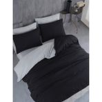 Nanosoft Nevresim Takımı Double Size(Battal Boy) Siyah-Gri - Siyah - Gri - 220 x 240 cm