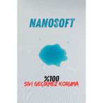 NANOSOFT Premium Sıvı Geçirmez Fitted Alez - Ultra Sessiz ve Nefes Alan Yatak Koruyucu TekKişilik-ÇiftKişilik