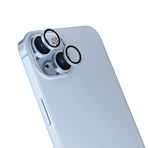 Nanospace Apple iPhone 15 CL-13 Metal Kamera Lens Koruyucu​ (mavi)