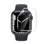 Nanospace Apple Watch İle Uyumlu Series 9 8 7 41mm Full Cover TPU Tam Kapatan Fullbody Ekran Koruyucu 2Lİ