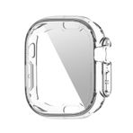Nanospace Apple Watch Ultra 49mm Ekran Korumalı Slim Rubber Kılıf Ve Ekran Koruyucu Hediye (şeffaf)