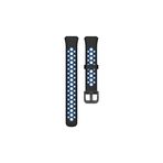 Nanospace Huawei Band 8 Silikon Kayış Çift Renk Kordon (ÜRÜN SAAT DEĞİLDİR) (siyah mavi)