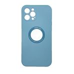 Nanospace-iPhone 12 Pro Foto Lens Kılıf Orjinal Kalıp Tam Uyumlu (Mavi)
