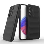 Nanospace Samsung Galaxy A25 Kılıf Esnek TPU Oyuklu Arka Yüzey Tasarımlı Etnik Silikon Kapak (siyah)