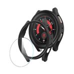 Nanospace Samsung Galaxy Watch 5 Pro Silikon TPU Tam Koruma Kasa (Ön Kısım Açık) + Ekran Koruyucu Hediye (siyah)