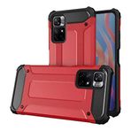 Nanospace Xiaomi Poco M4 Pro 5G Kılıf Zore Crash Silikon Kapak (kırmızı)