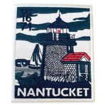 Nantucket Massachusetts Yama (3,5 inç) İşlemeli Ütü/Dikilebilir Rozet Seyahat ABD Hatıra Amerika Birleşik Devletleri Tatil Amblemi Hediye Yamaları