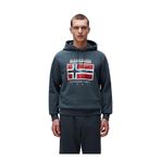 Napapijri Bisiklet Yaka Normal Kalıp Sweatshirt, M, 5003215002, Yeşil, erkek