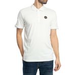 Napapijri E-Badge Sum Relaxed Fit T-Shirt, M, 5003270099, Beyaz, Erkek