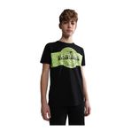 Napapijri Erkek Çocuk Bisiklet Yaka Kısa Kollu T-Shirt, 12 Yaş, 5002998263, Siyah, Erkek Çocuk