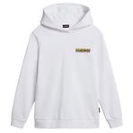 Napapijri Erkek Çocuk Kapüşonlu Sweatshirt, Beyaz, 10 Yaş