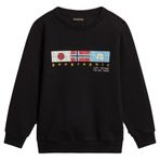 Napapijri Erkek Çocuk Sweatshirt, 12 Yıl, NP0A4HG60411, Siyah, erkek-çocuk